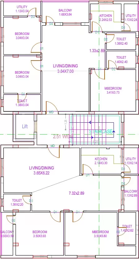 Floor plan for Praveen Tansi Residency