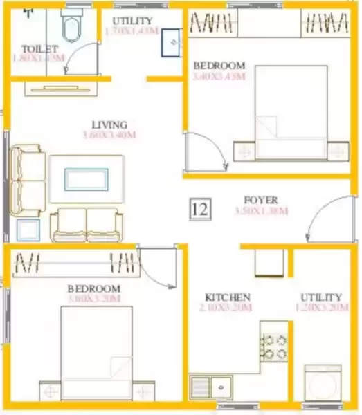 Floor plan for Profound Symphony