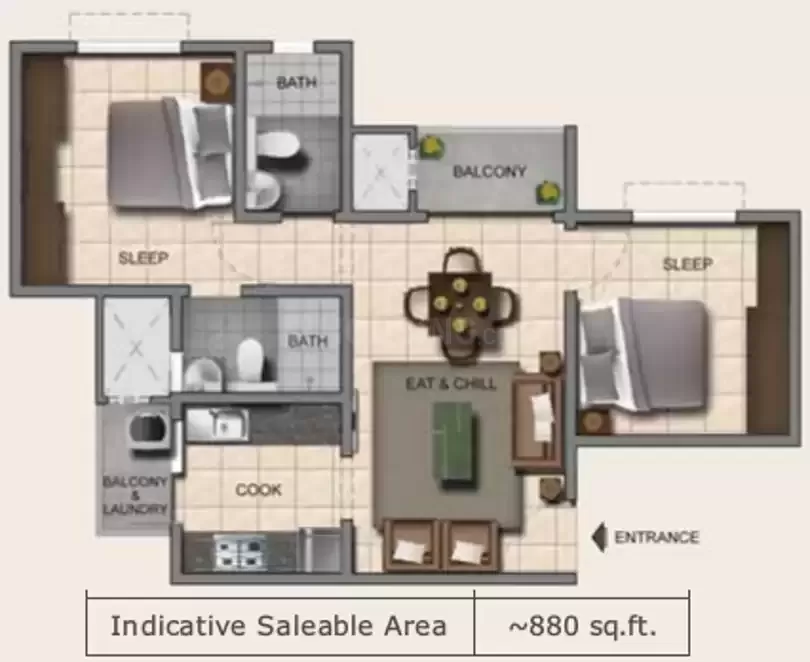 Floor plan for Provident Capella