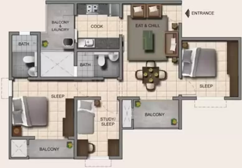 Floor plan for Provident Capella