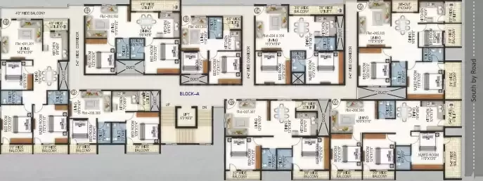 Floor plan for RHBL Prakrithi