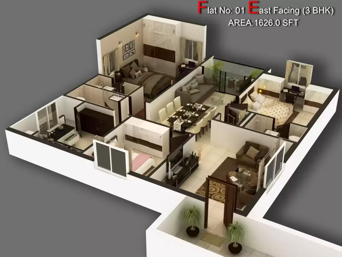 Floor plan for RR Village Pointe