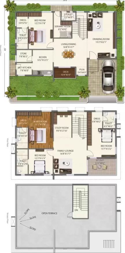 Floor plan for Ramky The Huddle