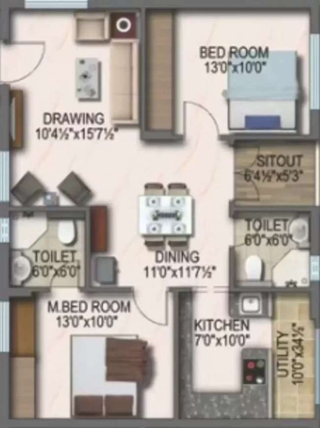 Floor plan for Reliance Jubilee