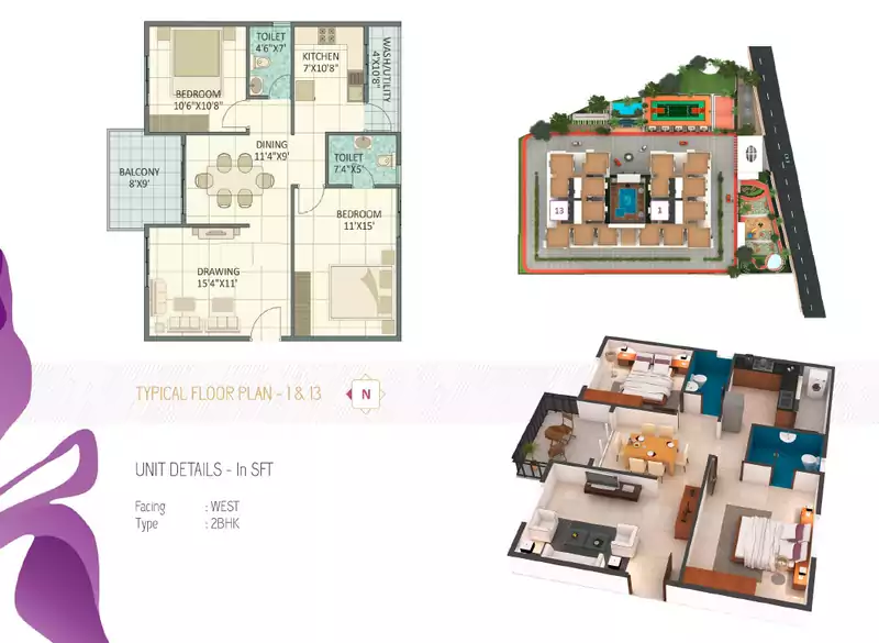 Floor plan for Ruchira Iris