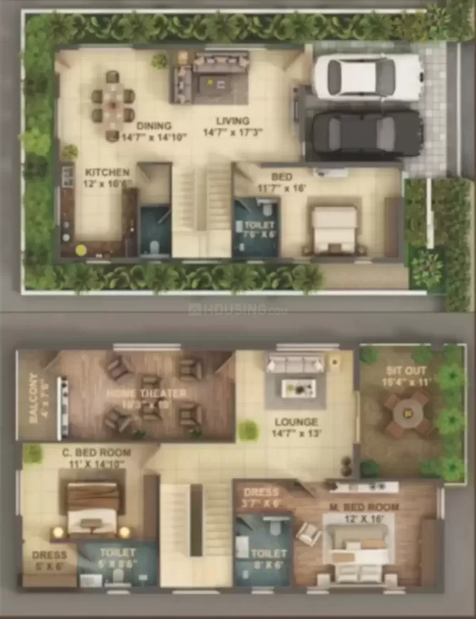 Floor plan for Rudraksh Fortune Rudraksh