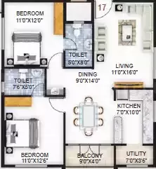 Floor plan for SAS Honey Dew