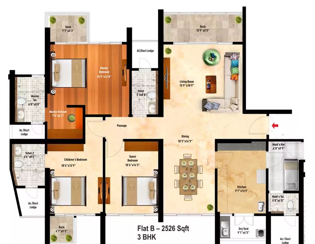 Floor plan for SNN Clermont