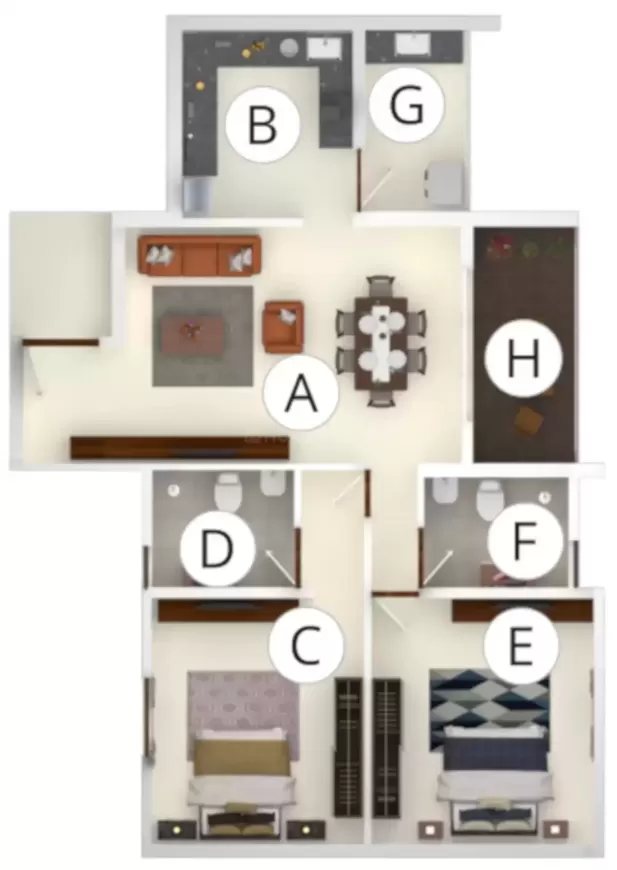 Floor plan for Sai Sanvi Grandeur