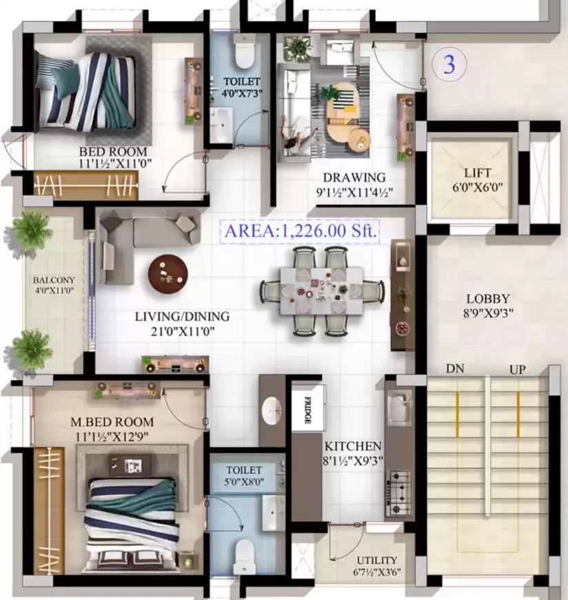 Floor plan for Sai Sri Sai Soukya