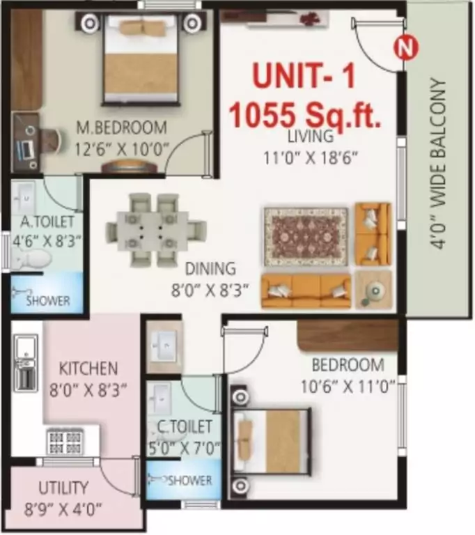 Floor plan for Sai Kiran Sai Vaibhav