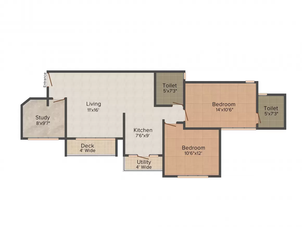 Floor plan for Shriram Greenfield