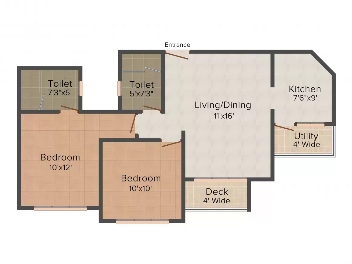 Floor plan for Shriram Greenfield