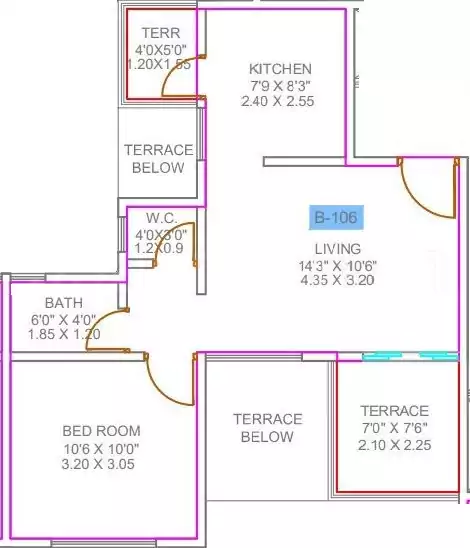 Floor plan for Sonigara Neelangan