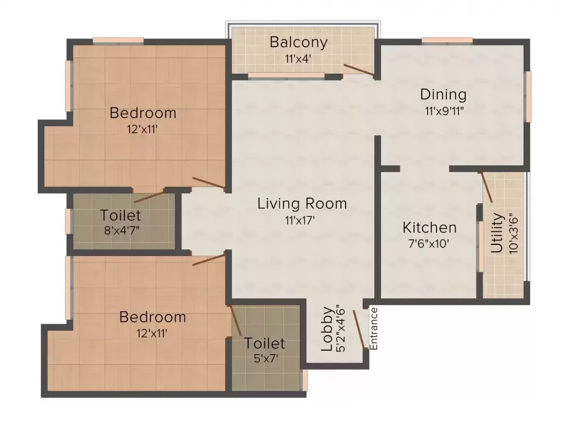 Floor plan for Sree Lakshmi Homes