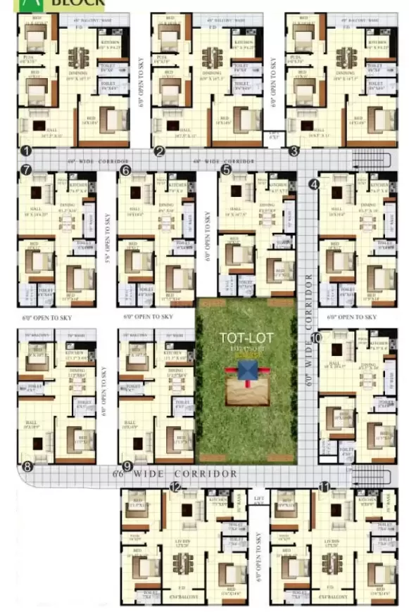 Floor plan for Synergy Breeze