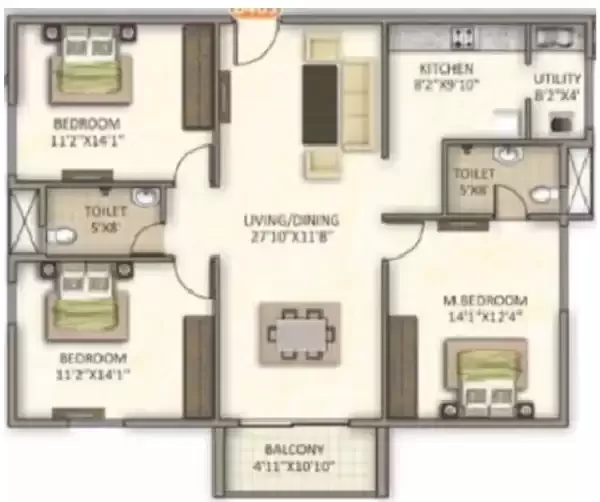 Floor plan for Trendsquares Ortus