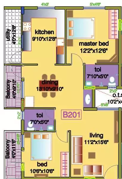 Floor plan for Varahaa Encenia