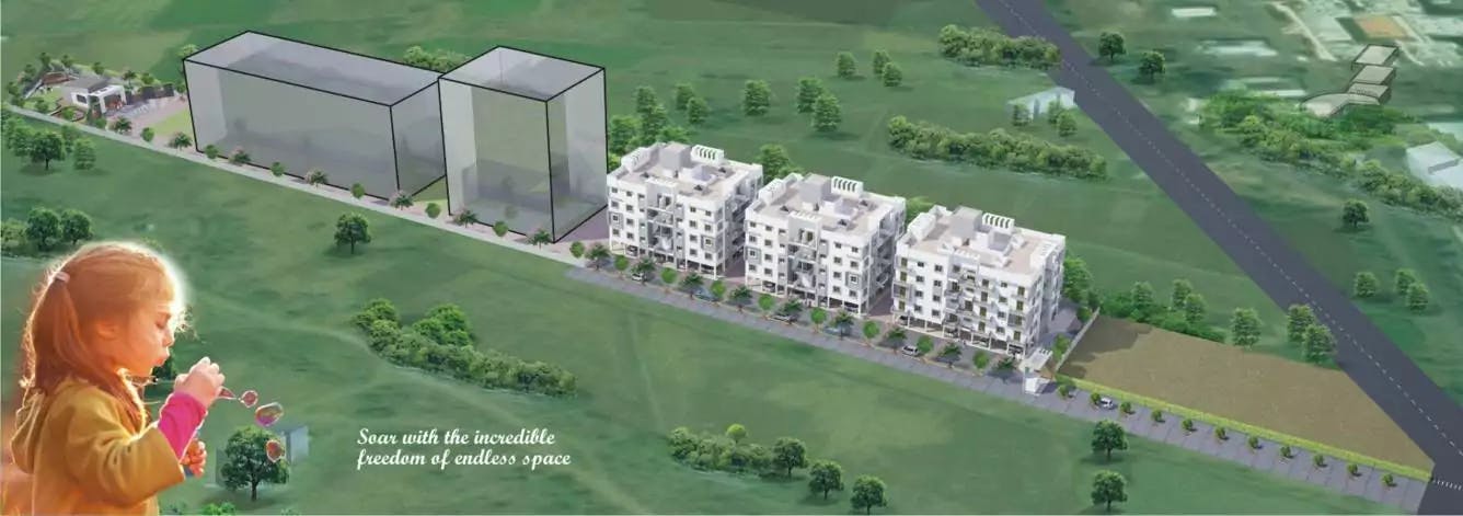 Floor plan for Vini Aryaa Dream Town