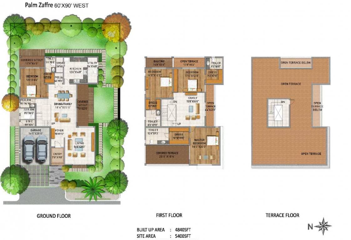 Floor plan for Adarsh Palm Acres