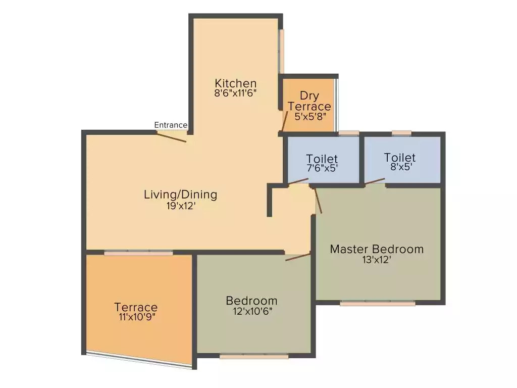 Floor plan for Rahul Arcus