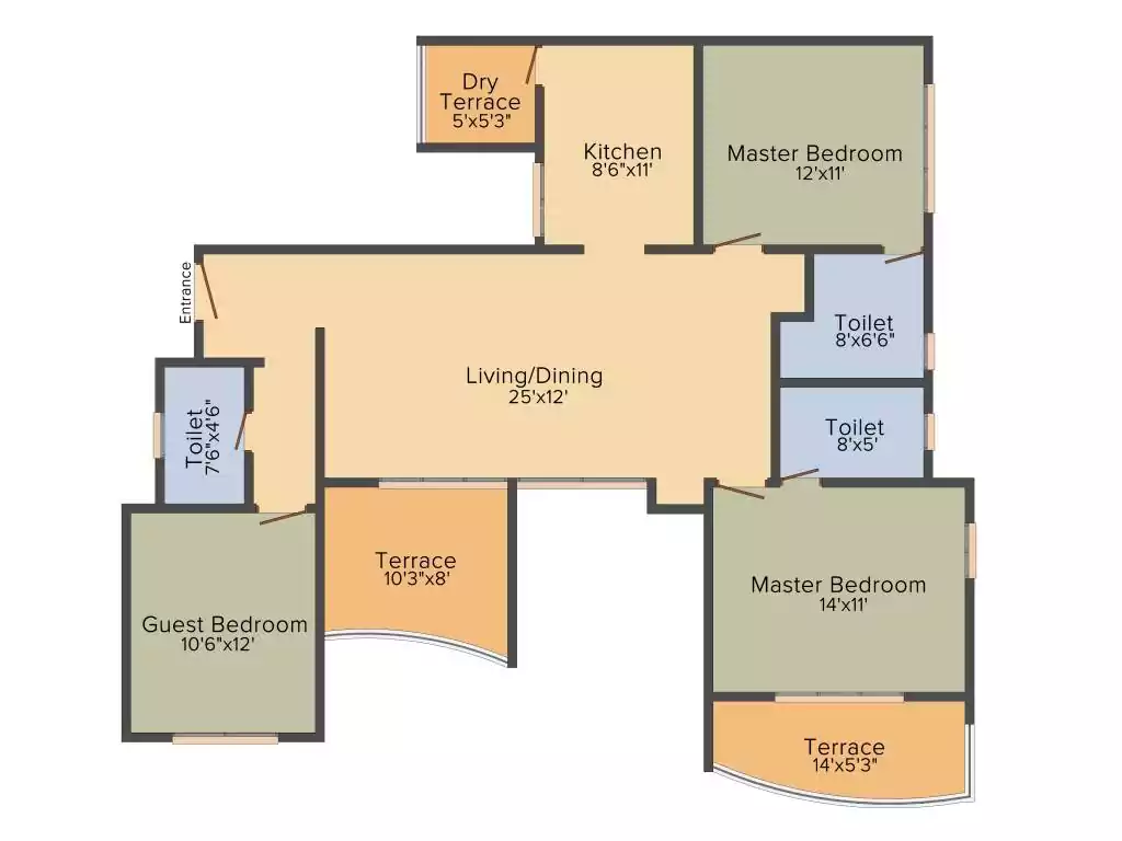 Floor plan for Rahul Arcus