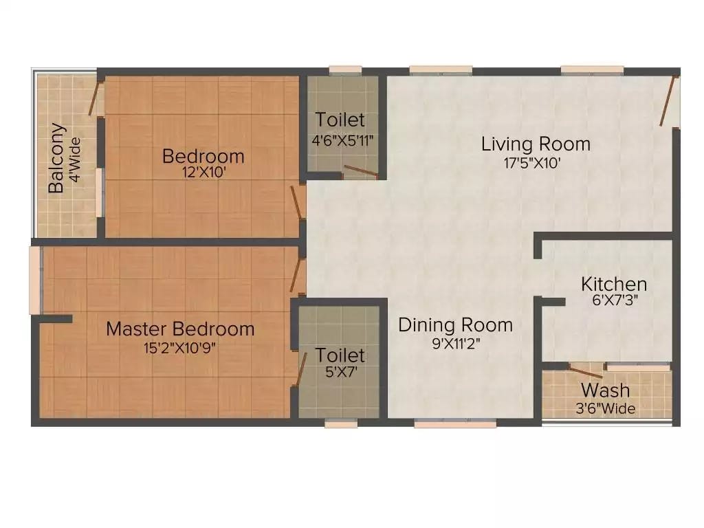 Floor plan for ARK Homes