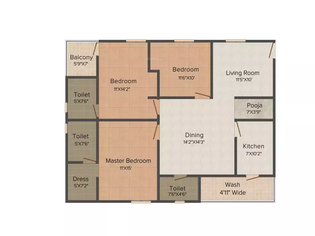 Floor plan for ARK Homes