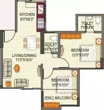 Floor plan for GK Aryavat