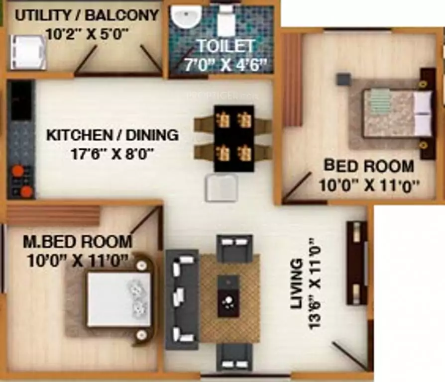 Floor plan for DS Max Silver Oak