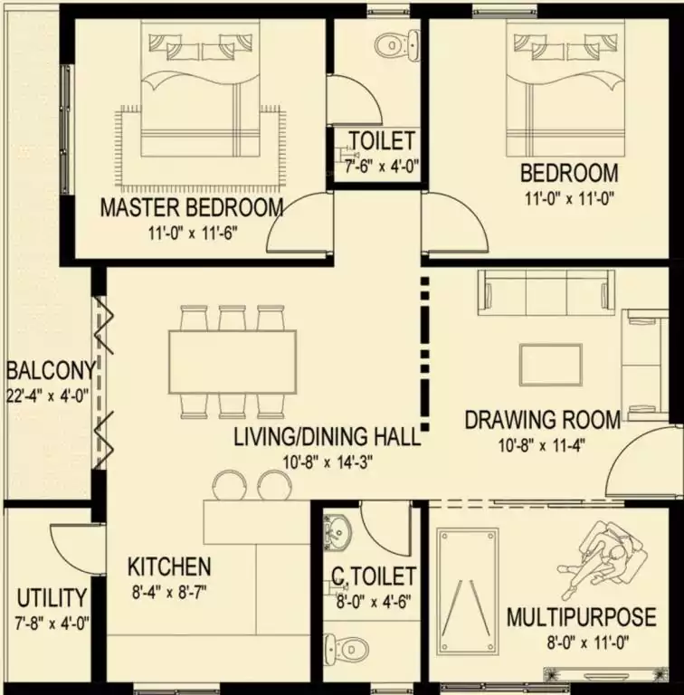 Floor plan for Elemental Elemental Earthwoods