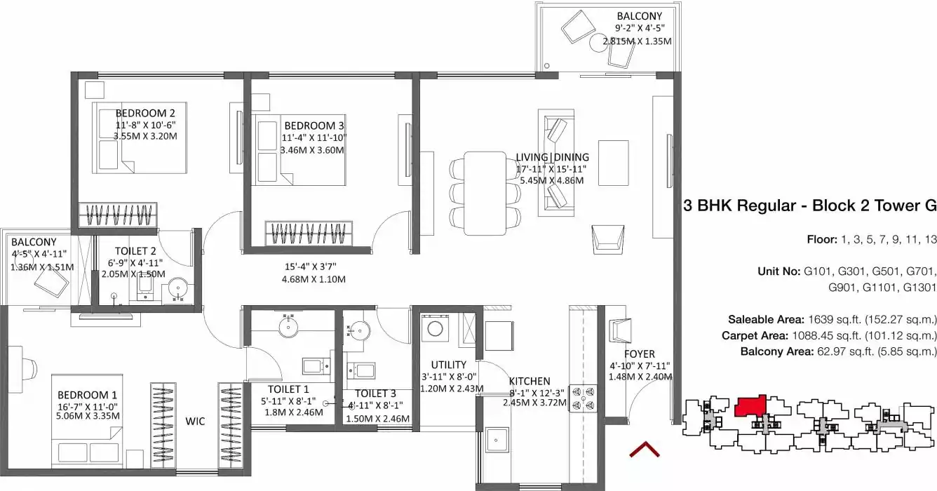 Floor plan for Godrej Air