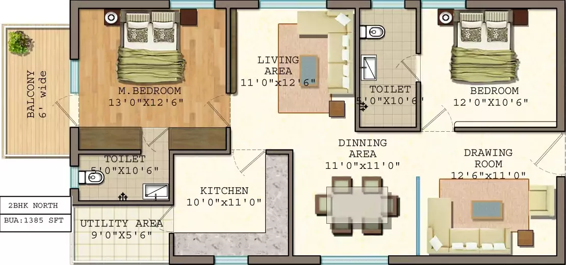 Floor plan for Vasavi GP Trends