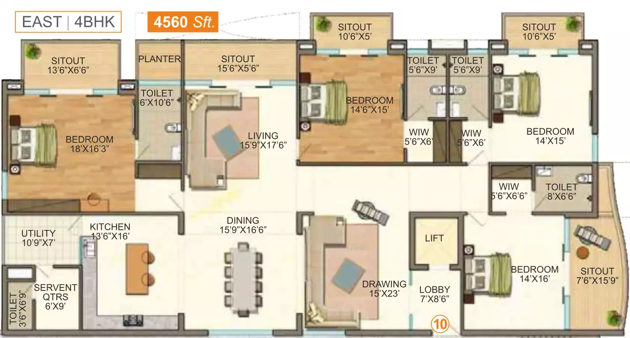 Floor plan for Vasavi GP Trends