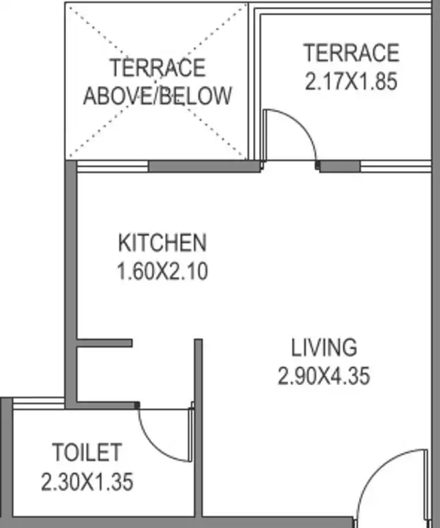 Floor plan for Paranjape Happiness Hub