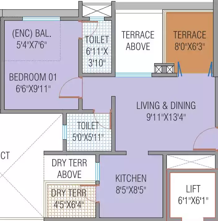 Floor plan for Nisarg Hill Crest