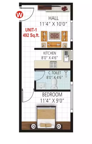 Floor plan for Indio Classic