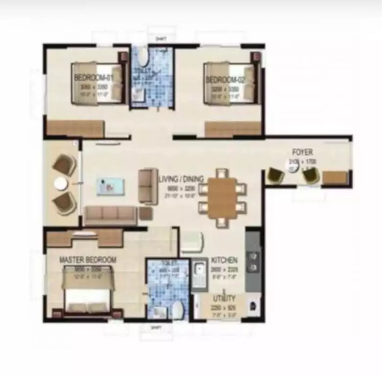 Floor plan for Provident Kenworth