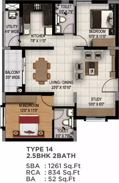 Floor plan for Maarq Alpha