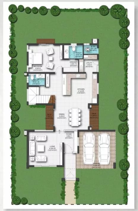 Floor plan for Nambiar Bellezea