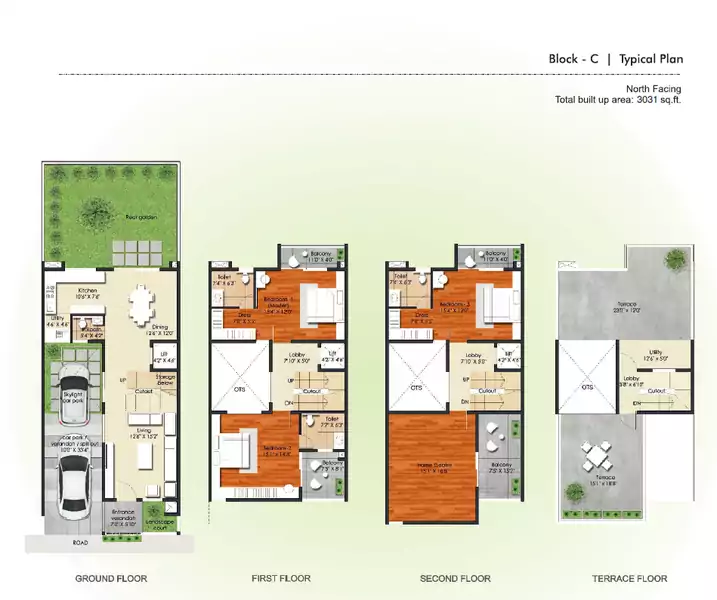 Floor plan for New Dawn