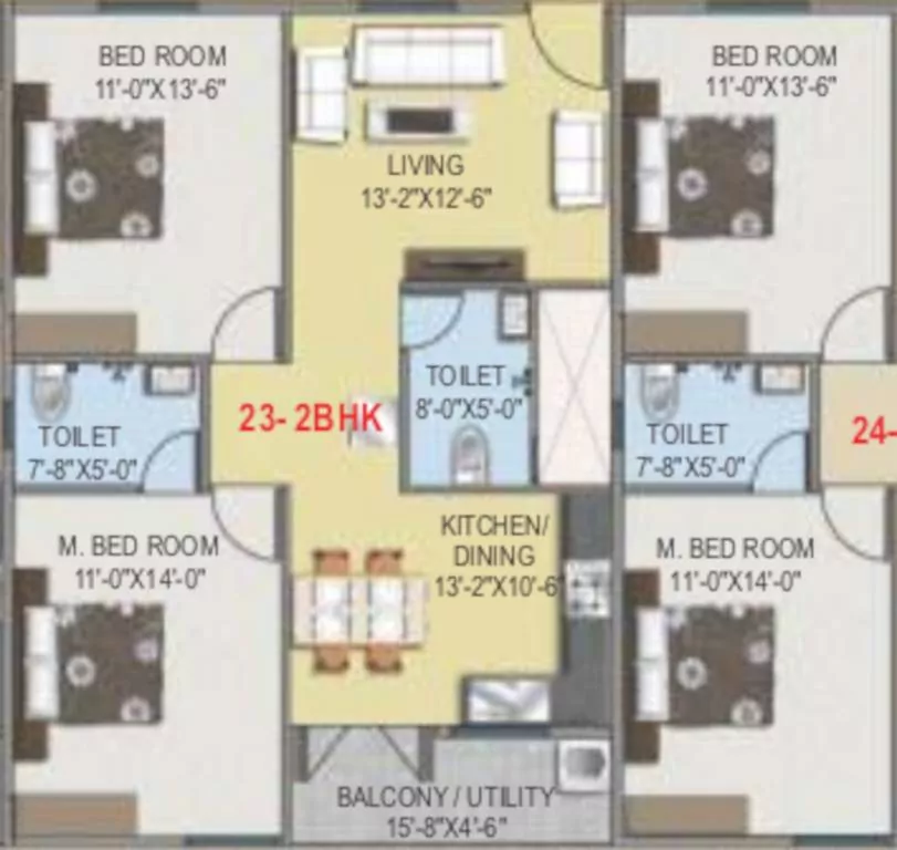 Floor plan for Sashank Aavaas