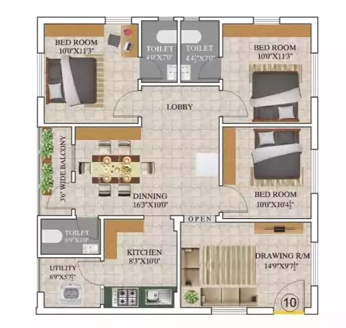 Floor plan for Kotech Signature