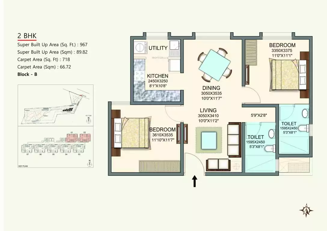 Floor plan for Skylark Dasos