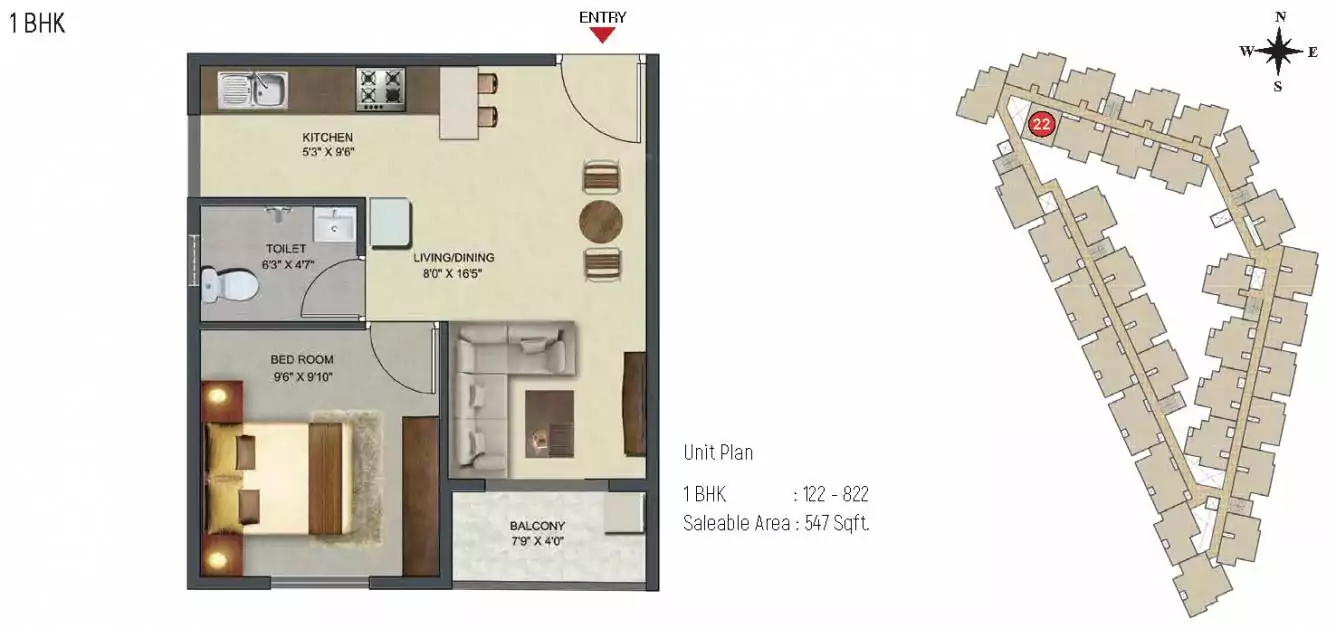 Floor plan for Sowparnika Pranathi