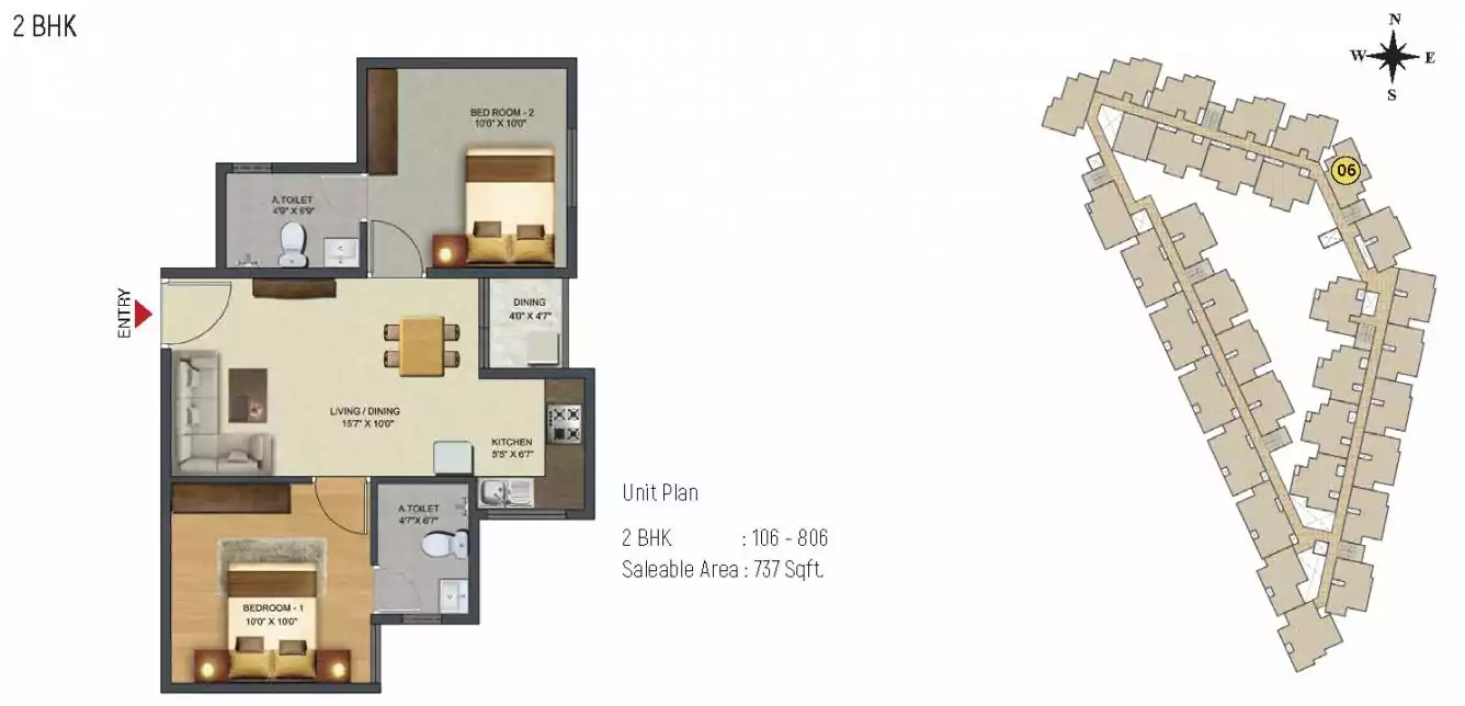 Floor plan for Sowparnika Pranathi