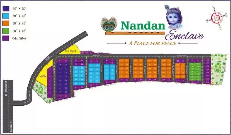Floor plan for STP Nandan Enclave