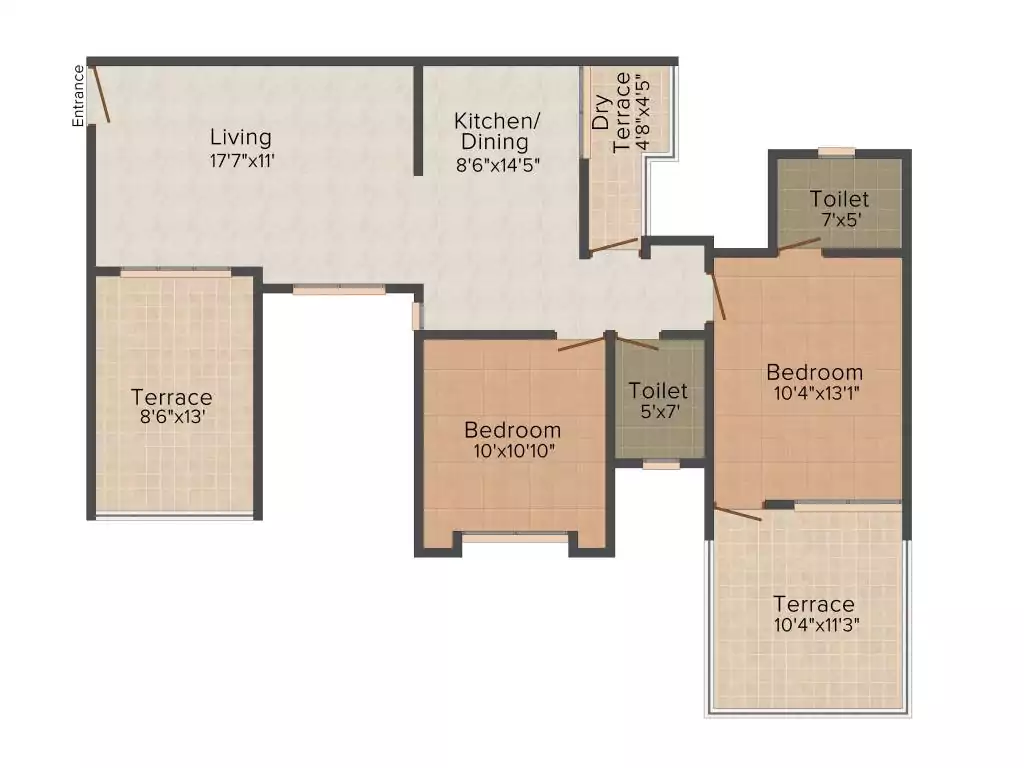 Floor plan for Suvan Cresta