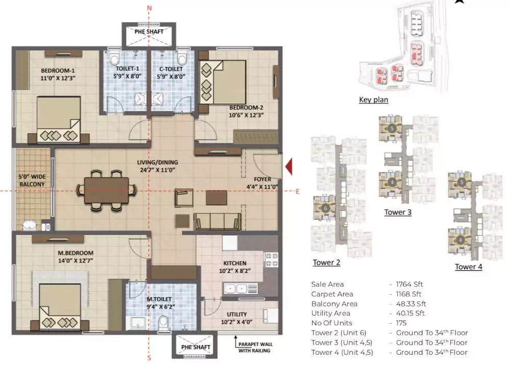 Floor plan for Prestige Tranquil