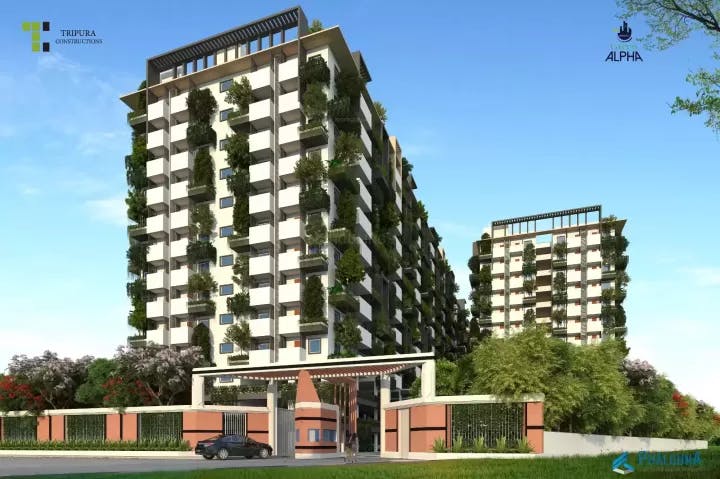 Floor plan for Tripuras Green  Alpha